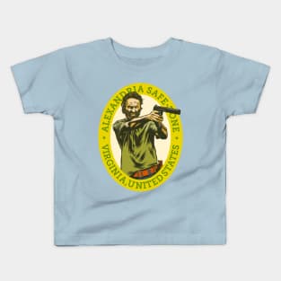 Zombie Safe-Zone Kids T-Shirt